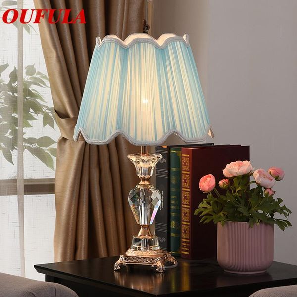 

table lamps wpd crystal desk lights luxuryÂ contemporary fabric for foyer living room office creative bed el
