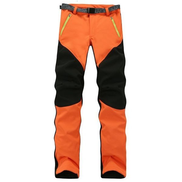 

men's pants winter and autumn men softshell fleece windproof fashion casual mens warm long 801 08gk, Black