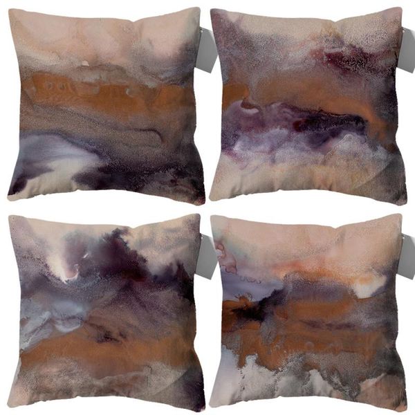 

cushion/decorative pillow textured pillowcase linen cover home decoration throw set cushion covers 45*45