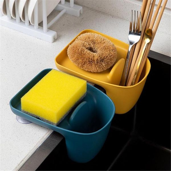 

kitchen storage & organization sink basket suction cup racks debris baskets