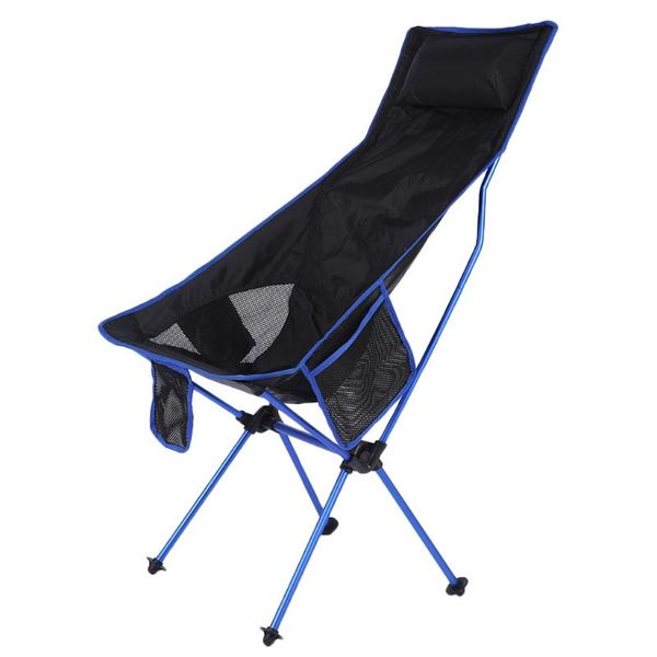 

lightweight outdoor camping chair portable folding fishing rest seat for festival picnic bbq beach stool with bag accessories