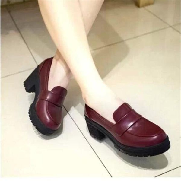 

dress shoes women fashion pumps 2021 spring summer ladies slip on work office woman zapatillas mujer casual high heels, Black