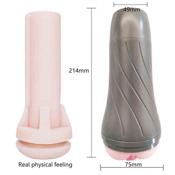 Nxy Uomini Masturbatori Masturbatore Maschile Figa Giocattoli Del Sesso Vagina Realistica per Silicone Tasca s Masturbazione Tazza Aeroplano Prodotti 1211