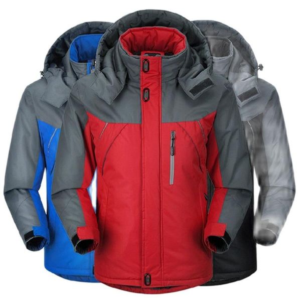 

men's jackets men winter thick velvet windproof down coat male waterproof jacket, Black;brown
