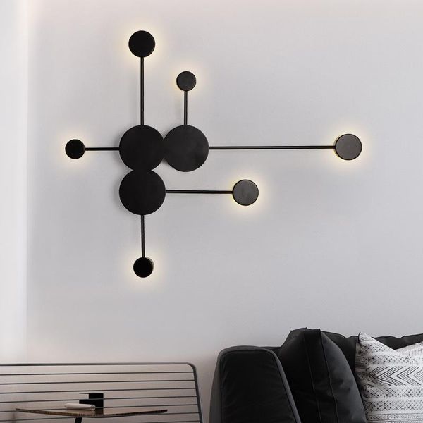 

wall lamp postmodern led simple living room light bedroom bedside creative aisle el corridor decor lighting fixture