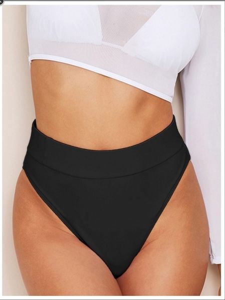 

ms swimsuit women's bikini, White;black