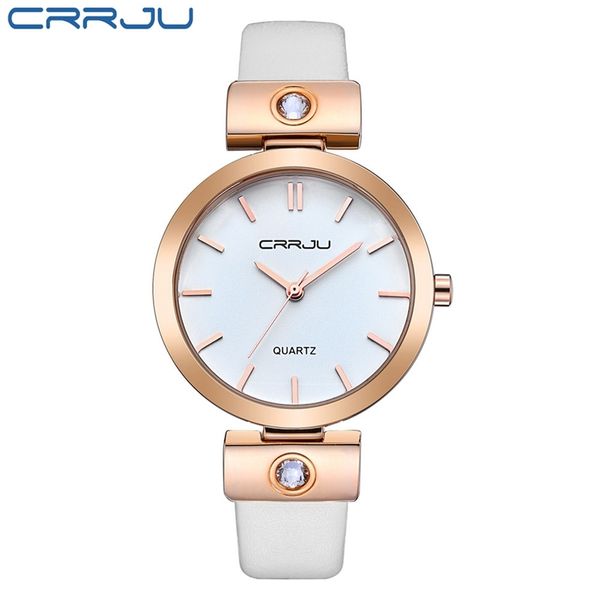 CRRJU Quarzo Marca Lady Orologi Donna Lusso Antico Quadrato Abito in pelle da polso Orologio da donna Relogio Feminino Montre 210517