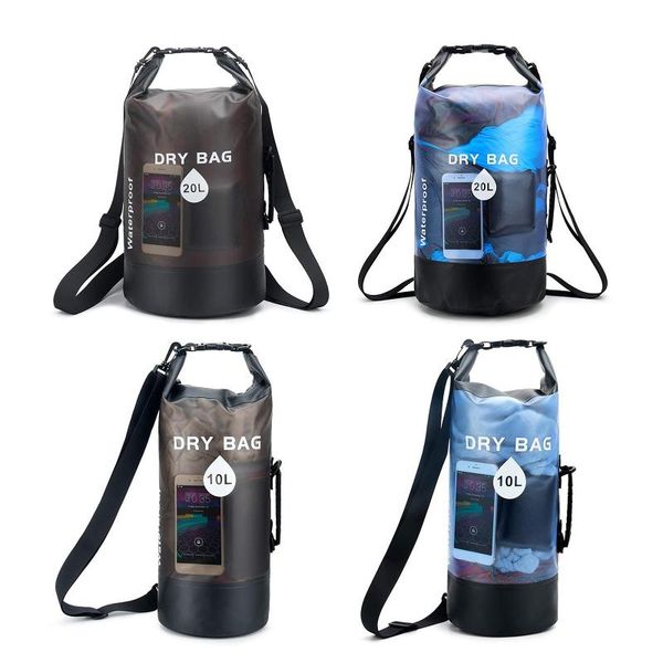 

pool & accessories waterproof dry bag backpack water floating roll sack for kayaking rafting boating river trekking swimming kayak