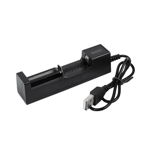 Одиночный зарядные устройства с одним слотом с USB Cable 2.0 Lion One-Slot Litthium Battery Smart 6 Защита с использованием для 18650 20700 26650 18350 32650