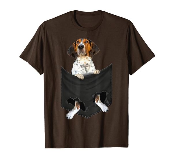 

treeing walker coonhound pocket mid t shirt dog inside me, White;black