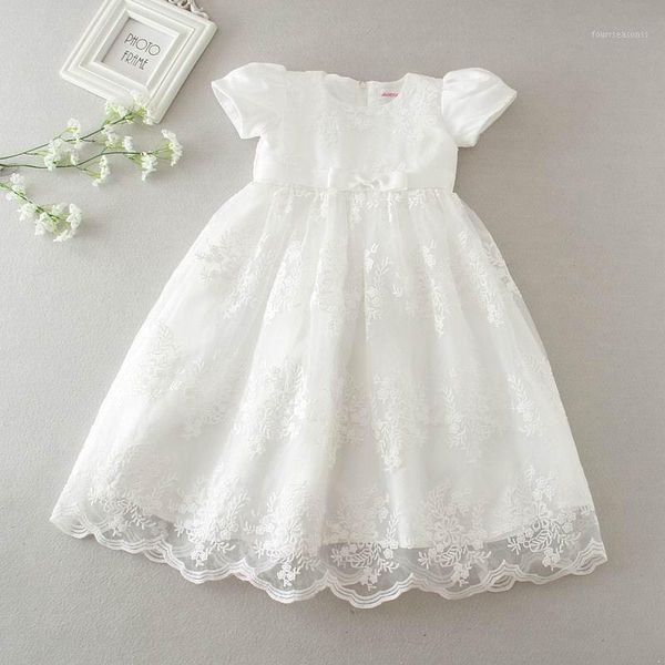 

girl's dresses retail baby girls princess maxi christening gown infantis for born birthday party baptism e91331, Red;yellow