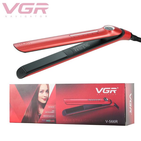 

electric hair brushes v-566r straightener curler straightening ceramic automatic fast heating lengthened multifunctional led display