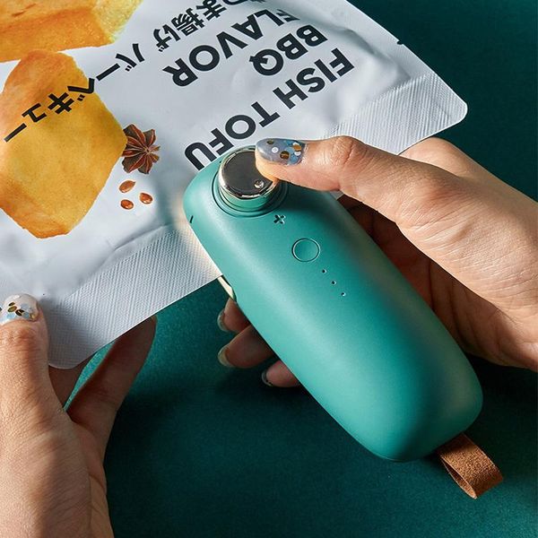 

vacuum food sealing machine usb charging portable heating plastic bag cordless handheld sealer packer