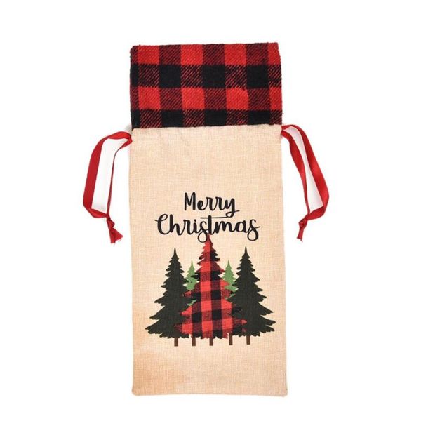 

gift wrap christmas decoration wine cover creative home bottle storage bag cloth holiday housewares
