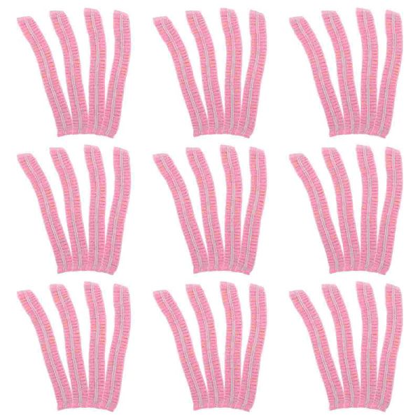

shower caps 100pcs one-off bathing hats creative food baking beauty hair protectors