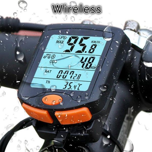 

bike computers bogeer yt-813 bicycle computer wireless cycling odometer rainproof speedometer enabled mount holder mtb road