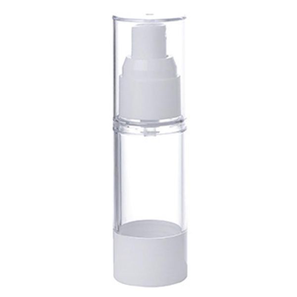 

clear refillable bottles body lotion empty press type dispensing small shampoo bath travel portable essential oil hand creams storage & jars
