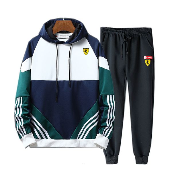 

men's tracksuits walk jogging gym sweatshirt sport jacket sweaters set jogger pants sweatsuits blazer 2pc black f5t vucj, Gray