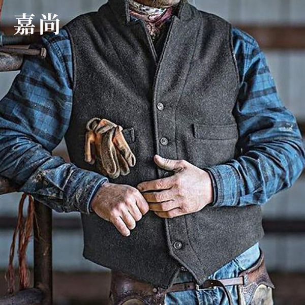 

fashion vest 2021 style casual slim single breasted for men, Black;white