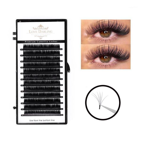 

false eyelash individual fan volume lashes blossom extension bloom camellia fake eyelashes extensions love darling1
