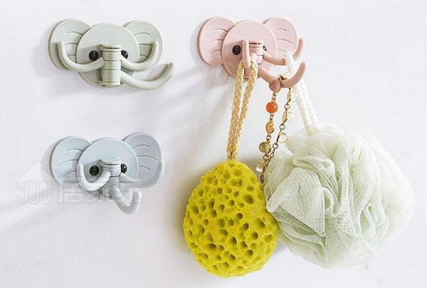 

strong adhesive hook kitchen wall hanging from creative nail behind the door bathroom non-trace storage boxes & bins