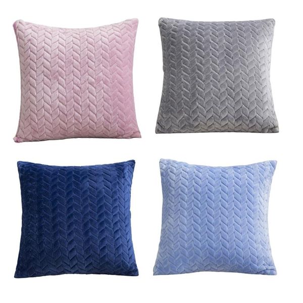 

pillow case x7ab solid color cushion cover handmade throw covers home decor backrest pillowcase for sofa bed