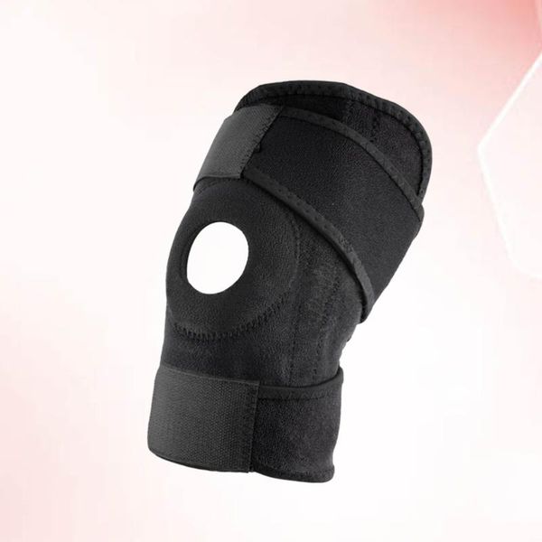 

elbow & knee pads 1pc climbing sports kneecap mountaineering protector adjustable kneepad elastic cover, Black;gray