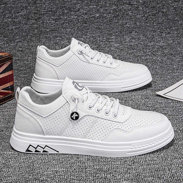 

2021 summer breathable men's sho mh small white board versatile leisure sports pilot flat