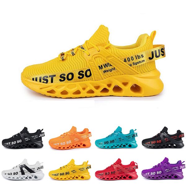 

men women running shoes fashion trainer triple black white red yellow purple green blue orange light pink breathable sports sneakers twelve