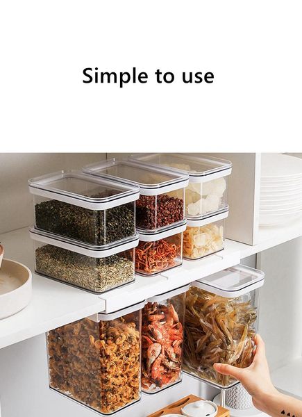 

kitchen storage jars household grade large capacity tank transparent moistureproof fresh-keeping bottles &