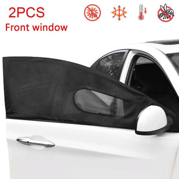 

car sunshade 2pcs sun shade auto uv protect curtain side window mesh visor protection films wholesale quick delivery