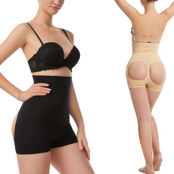 

aprons women high waist body shaper panties seamless tummy control bulifter shapewear thigh slimmer anti curling underpants