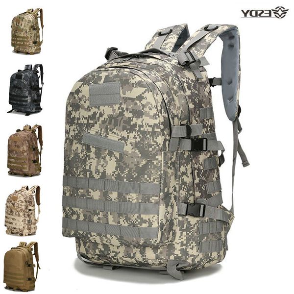 

outdoor tactical backpack 45l large capacity molle army military assault bags camouflage trekking hunting camping hiking bag