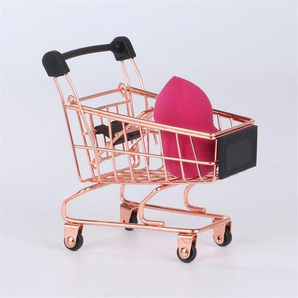 

storage baskets creative simulation mini iron metal shopping cart supermarket trolley sundries basket