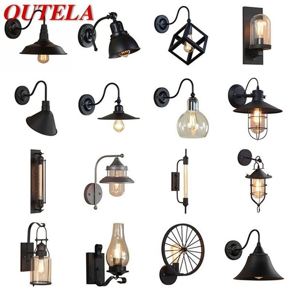 

retro wall lamp loft vintage contemporary industrial style sconces light corridor for home