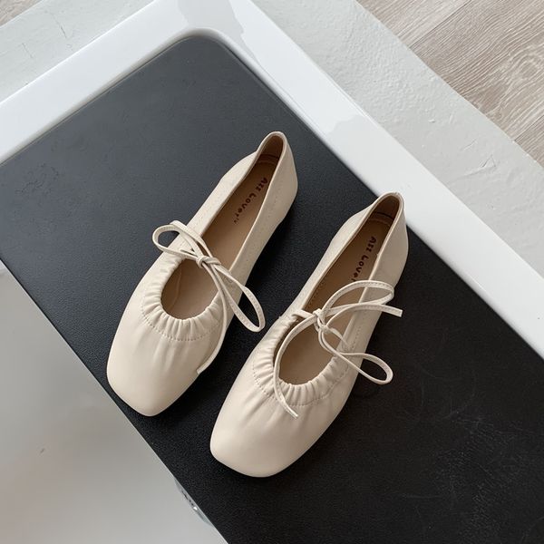 

dress shoes bailamos 2021 spring women casual flats comfortable soft boat loafers ballerina shallow round toe ballet flat i5nb, Black