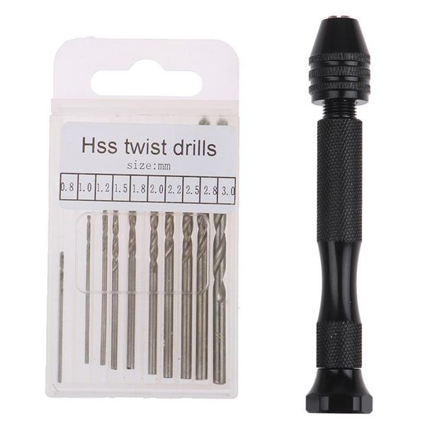 

repair tools & kits 1 set metal good quality hand drill equipments resin mold and handmade jewelry tool with 0.8mm-3.0mm screw
