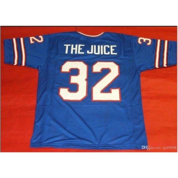 

custom 009 youth women vintage custom front and back mesh fabric the juice oj football jersey size s-5xl or custom any name or number jersey, Black