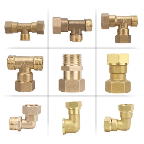 

watering equipments 1/2" male/female thread brass connector garden water faucet coupling adapter pipe plumbing pneumatic fittings