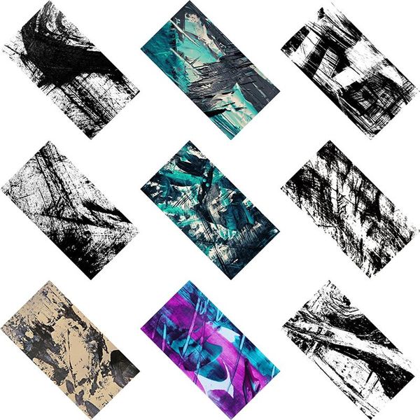 

scarves pinksee simple retro multifunctional seamless tubular magic scarf fashion outdoor windproof bandana sports neck wrap, Blue;gray