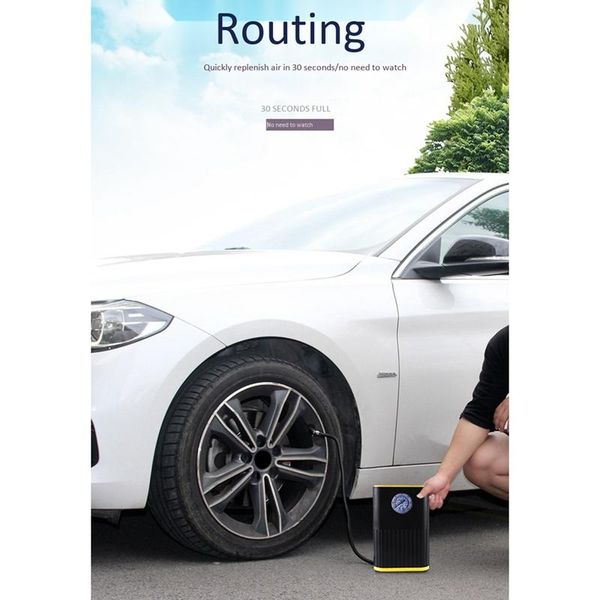 

inflatable pump fast inflation in 30 seconds car air compressor inflator for motorcycle bicycle tire