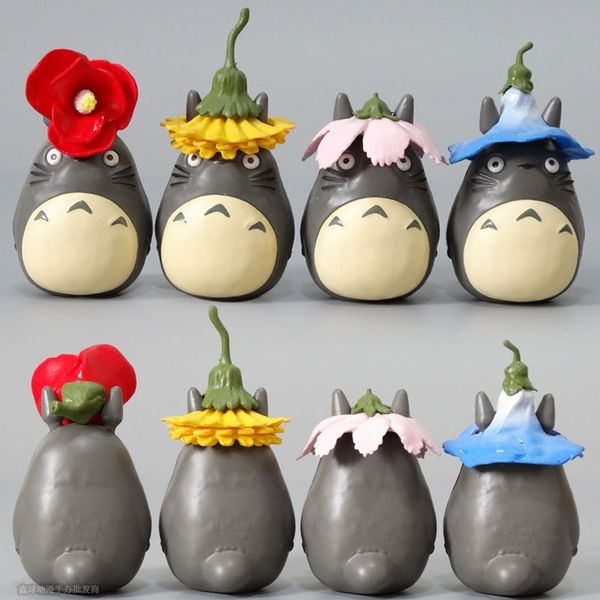 

hayao miyazaki chinchilla 4 flower language series seasonal animation doll scene ornaments hand-made dolls