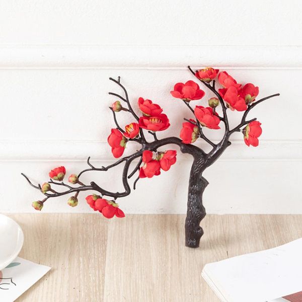 

decorative flowers & wreaths bonsai plum blossom branch flower arrangement potted plant living room el landscaping fake wedding pography pro