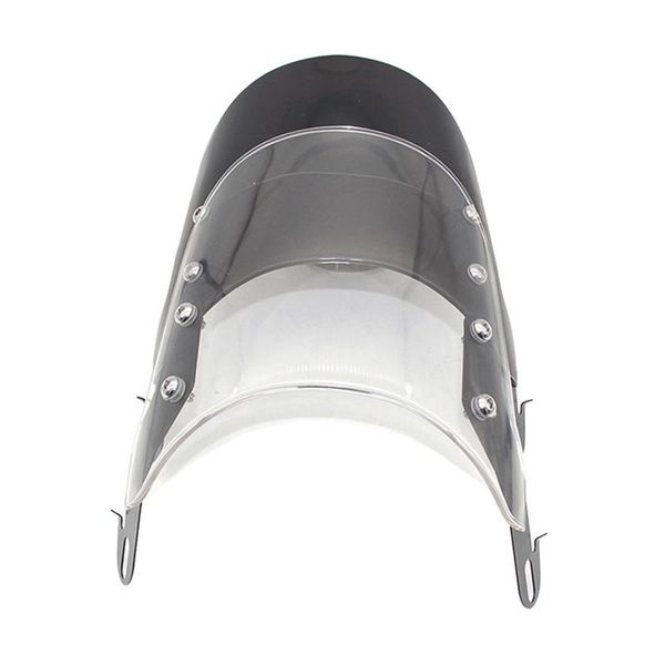 

motorcycle windshield airflow adjustable windscreen wind deflector for 5-7 inch headlights universal moto accessories b