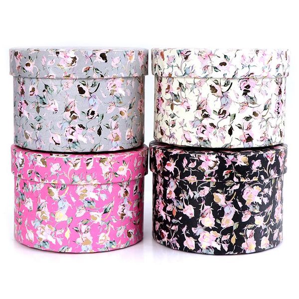 

gift wrap printed flower packaging boxes storage for wedding birthday gifts decor