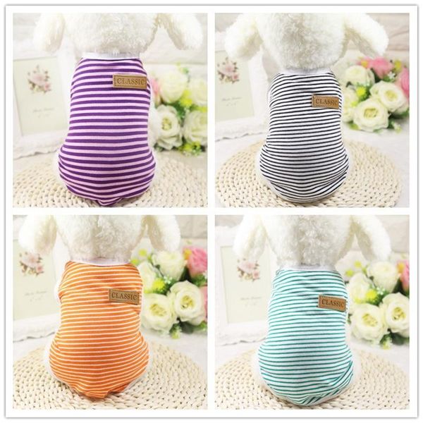 

dog apparel classic pet clothes for dogs fashion costume vest stripes