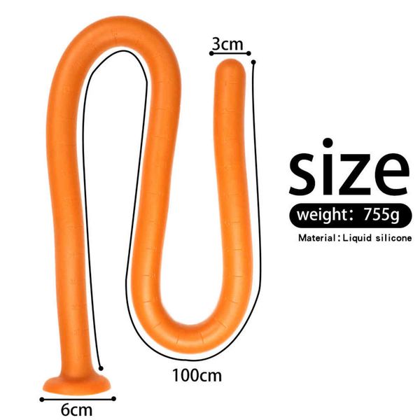 Nxydildos 100 cm super longo dildo liquido silicone enorme anal grande bumbum plug vagina anus expansão erótico adulto brinquedo sexo para mulheres homens gay 1126