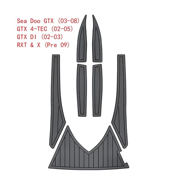 Design personalizado Barco de Motocicleta Pad Skid Eva Jet Ski Traction Mat Touch Folha de Decking Folha Não-Skid Barcos Acessórios para SEADOO GTX 300