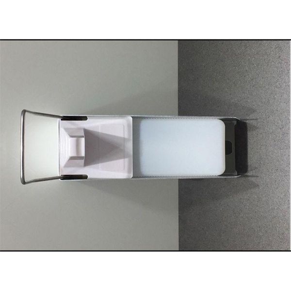 

liquid soap dispenser r9uf isinfectant 500/1000 ml short lever plastic pump - aluminium