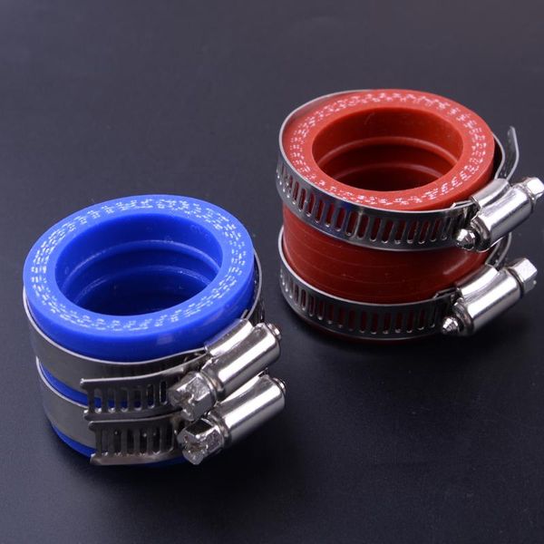 

motorcycle fuel system citall 28mm 30mm blue/red rubber carb inlet intake pipe manifold adapter boot sleeve interface for carburetor